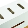 Relaxdays Laidų tvarkymo dėžutė, bambukas, laikymas