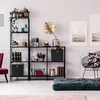 Relaxdays Juodos laikymo dėžės su kilpine rankena