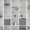 Relaxdays Šviesiai pilkos daiktų laikymo dėžės su kilpine rankena