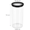 Relaxdays 3x laikymo stiklainiai, 1200 ml
