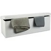 Relaxdays Laikymo pufas, 114x38x38 cm, juodas