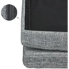 Relaxdays Laikymo pufas, 73x38x38 cm, pilka