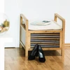 Relaxdays Bambukinis suoliukas su daiktadėže