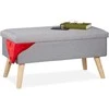 Relaxdays Laikymo suoliukas-pufas, 77x39x39 cm