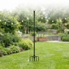 Relaxdays Lauko šviesų girliandos atramos stulpai, 3 m, metalas