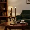 Relaxdays LED kūginės žvakės, 2 vnt., be liepsnos, tikro vaško