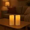 Relaxdays 2 LED žvakių rinkinys su laikmačiu