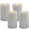 Relaxdays 4 LED vaško žvakės