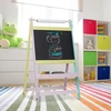 Relaxdays Pastatoma vaikiška kreidinė lenta su popieriaus rulonu