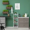 Relaxdays Balta pastatoma lentyna su 4 lygiais