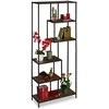 Relaxdays Lentyna, 186x78x33 cm, Ruda, Juoda