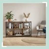 Relaxdays Lentyna, 80x120x33 cm, Juoda, Ruda