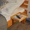 Relaxdays Prisegama lovos lentynėlė iš bambuko