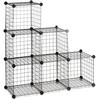 Relaxdays 6 skyrių metalinė lentynų sistema