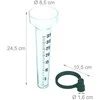 Relaxdays Lietaus matuoklio rinkinys, 24.5x10.5x8.5 cm, žalia, plastikas