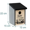 Relaxdays Inkilas su užrašu HOME TWEET HOME