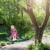 Relaxdays Lizdo sūpynės, 160x76x103 cm, žalia