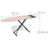 Relaxdays Lyginimo lenta 110x33 cm reguliuojama metalinė