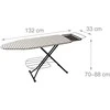 Relaxdays Lyginimo lenta 110x33 cm