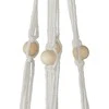 Relaxdays Macramé augalų kabykla rinkinys, 7 vnt., kreminės spalvos