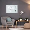 Relaxdays Magnetinė stiklinė rašymo lenta, 100x60 cm, balta