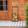 Relaxdays Malkinė, 95x37x30 cm, Juoda, Metalas