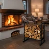 Relaxdays Moderni metalinė malkinė