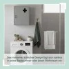 Relaxdays Užrakinama vaistinėlės spintelė