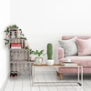 Relaxdays 4 dalių Shabby Chic medinių dėžių rinkinys