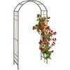 Relaxdays Metalinis arka, 224x110x41 cm, bronzos spalvos