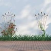 Relaxdays Metalinis grotelių rėmas, 145x54x1 cm, rudas