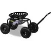 Relaxdays Mobilus sodo suoliukas, 45-54x43x82 cm