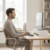 Relaxdays Monitoriaus stovėjas, 3 stalčiai