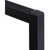 Laikiklis Relaxdays Monitoriaus stovėtojas, pramoninio stiliaus, 15x40x23 cm, juodas