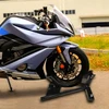 Relaxdays Motociklo priekinio rato stovas