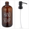 Kodustaar 2x stiklinis muilo dozatorius „Hand Soap“