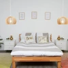 Relaxdays Naktinė spintelė su 2 stalčiais
