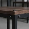 Relaxdays Naktinis staliukas, 55x40x30 cm, rudas, metalas ir MDF