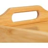 Relaxdays Padėklas, bambukas, 10x43x31 cm, rudas