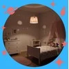 Relaxdays Pakabinamas šviestuvas vaikų kambariui „Night Sky“