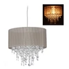 Relaxdays Pakabinamas šviestuvas Organza Crystal
