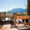 Relaxdays Šviesiai ruda medinė pakelta lysvė