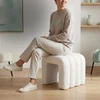 Relaxdays Paminkštinta taburetė Bubble Bogen