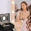 Relaxdays Papuošalų dėžutė su veidrodžiu