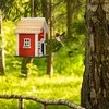 Relaxdays Dekoratyvinis paukščių namelis kaimiško stiliaus
