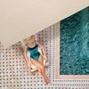 Relaxdays Pavėsinė burė, 350x250 cm, smėlio spalvos
