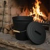 Relaxdays Pelenų kibiras su šepečiu ir semtuvėliu