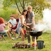 Relaxdays Juodas pelenų kibiras su dangčiu 19 litrų