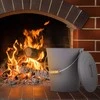Relaxdays Didelis pelenų kibiras su dangčiu