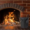 Relaxdays Pelenų kibiras su dangčiu ir semtuvėliu